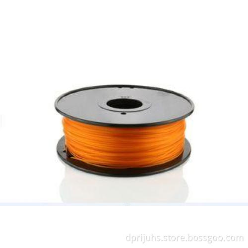 RoHs 3D Printing Filament 3MM ABS Filament Orange For 3D El
